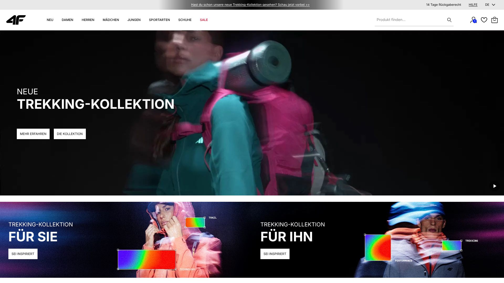 Screenshot von 4fstore.de