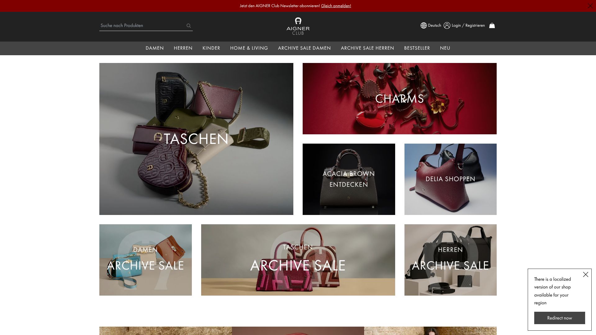 Screenshot von Aigner Club