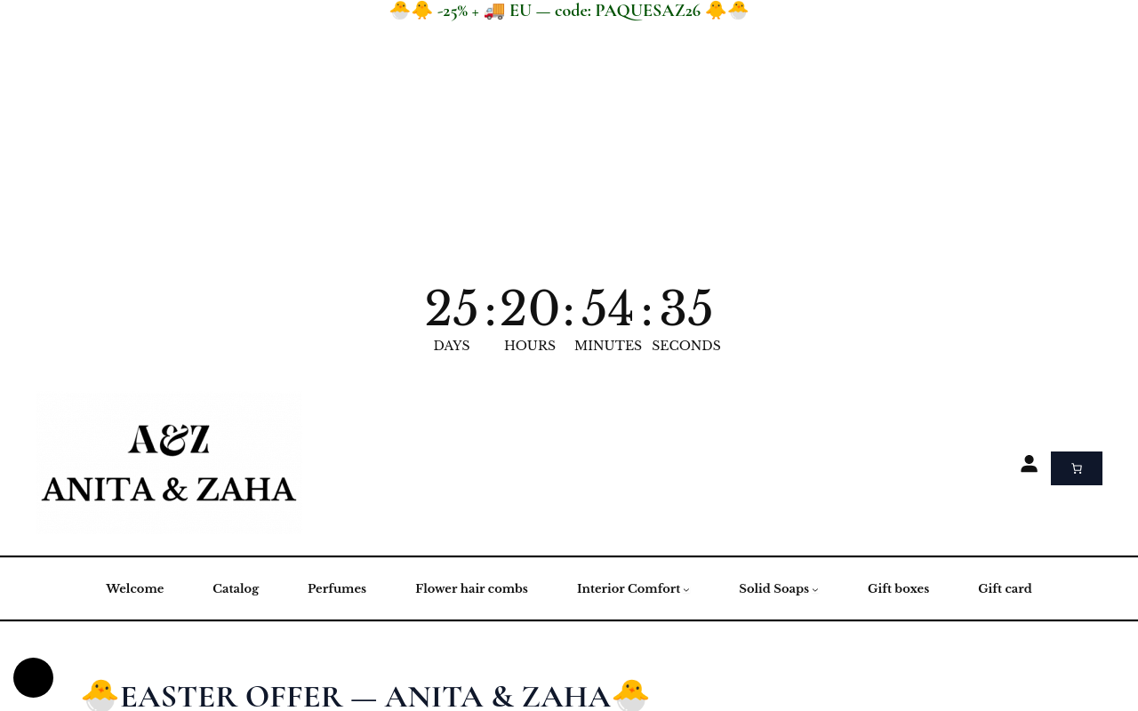 Screenshot von anita-zaha.com