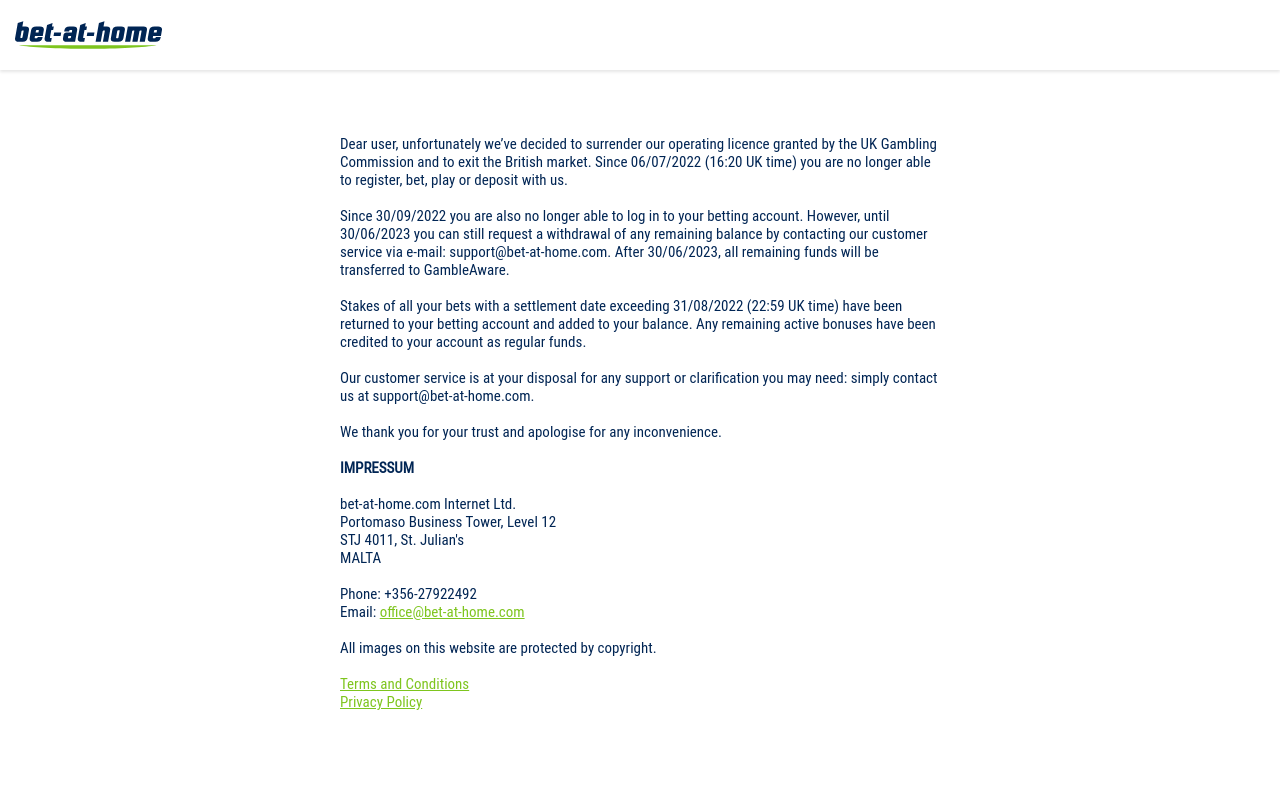 Screenshot von bet-at-home.com