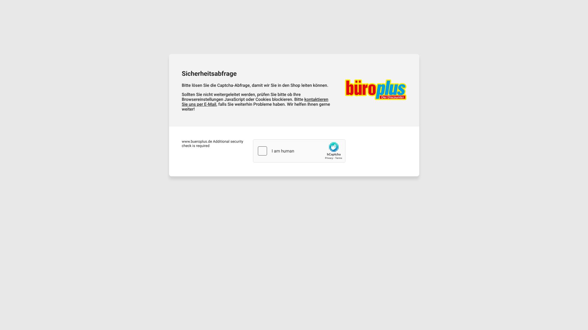 Screenshot von bueroplus.de