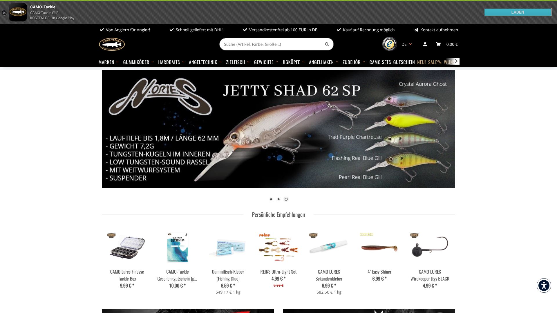 Screenshot von Camo-Tackle