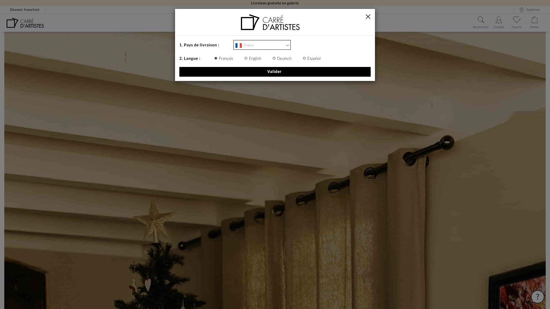 Screenshot von carredartistes.com