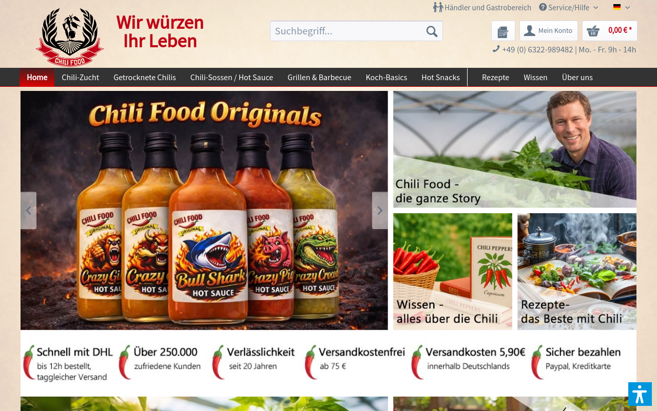 Screenshot von chili-shop24.de