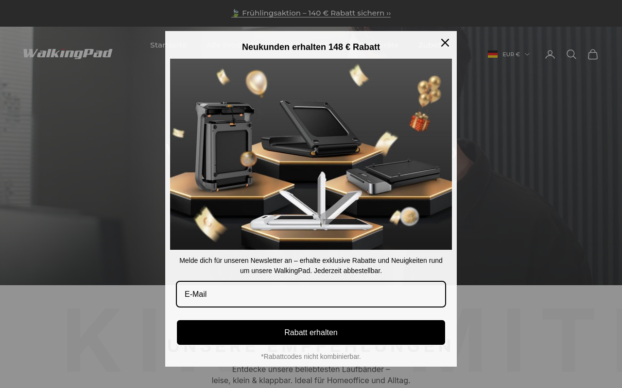Screenshot von WalkingPad DE