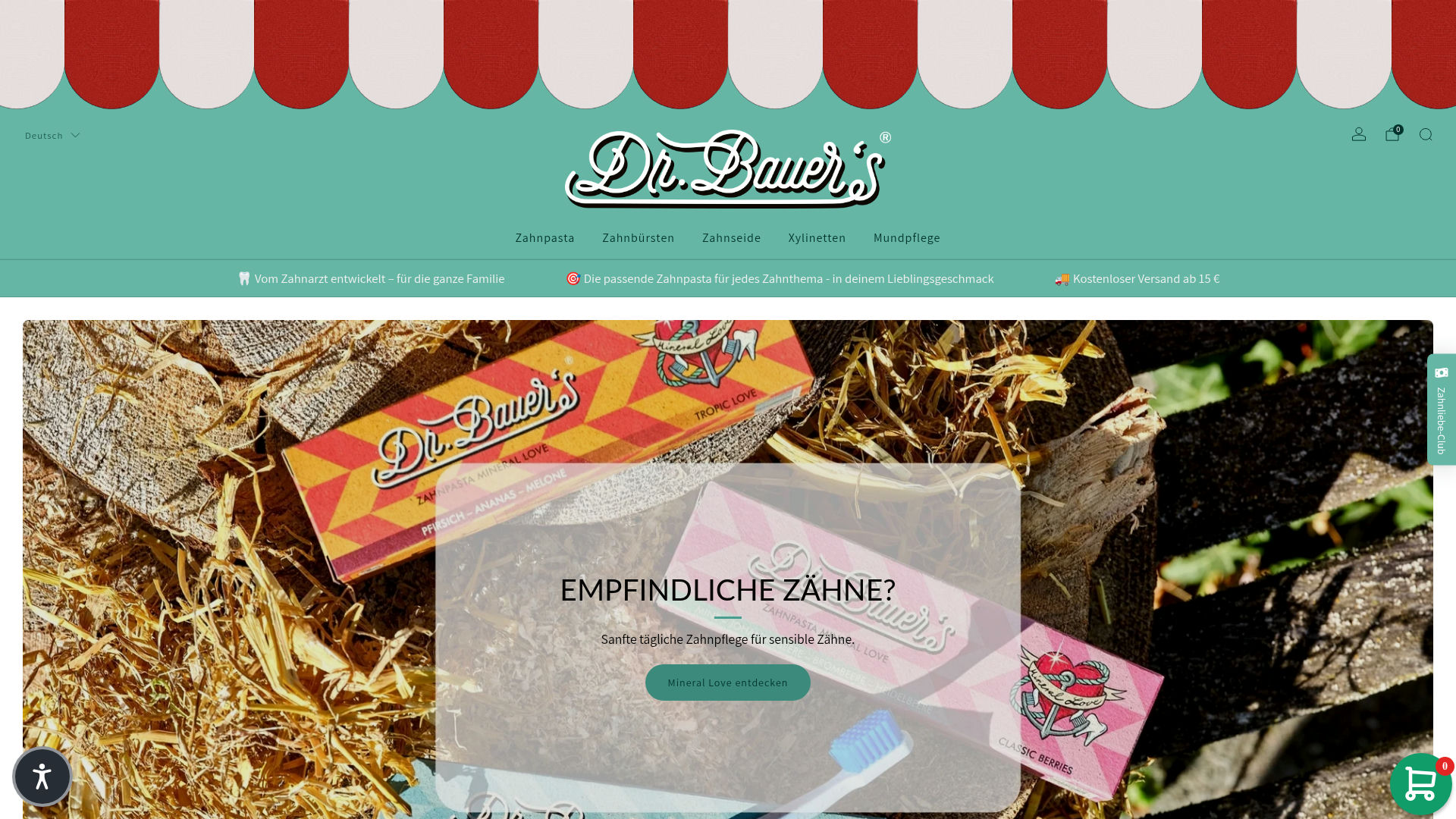 Screenshot von drbauers.de