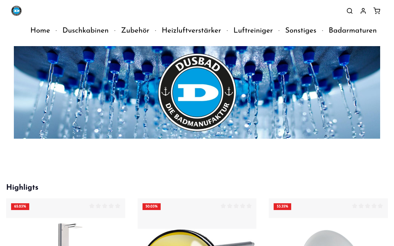 Screenshot von dusbad.de