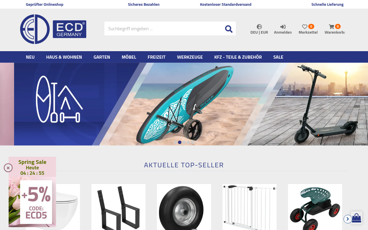 Screenshot von ecdgermany.de