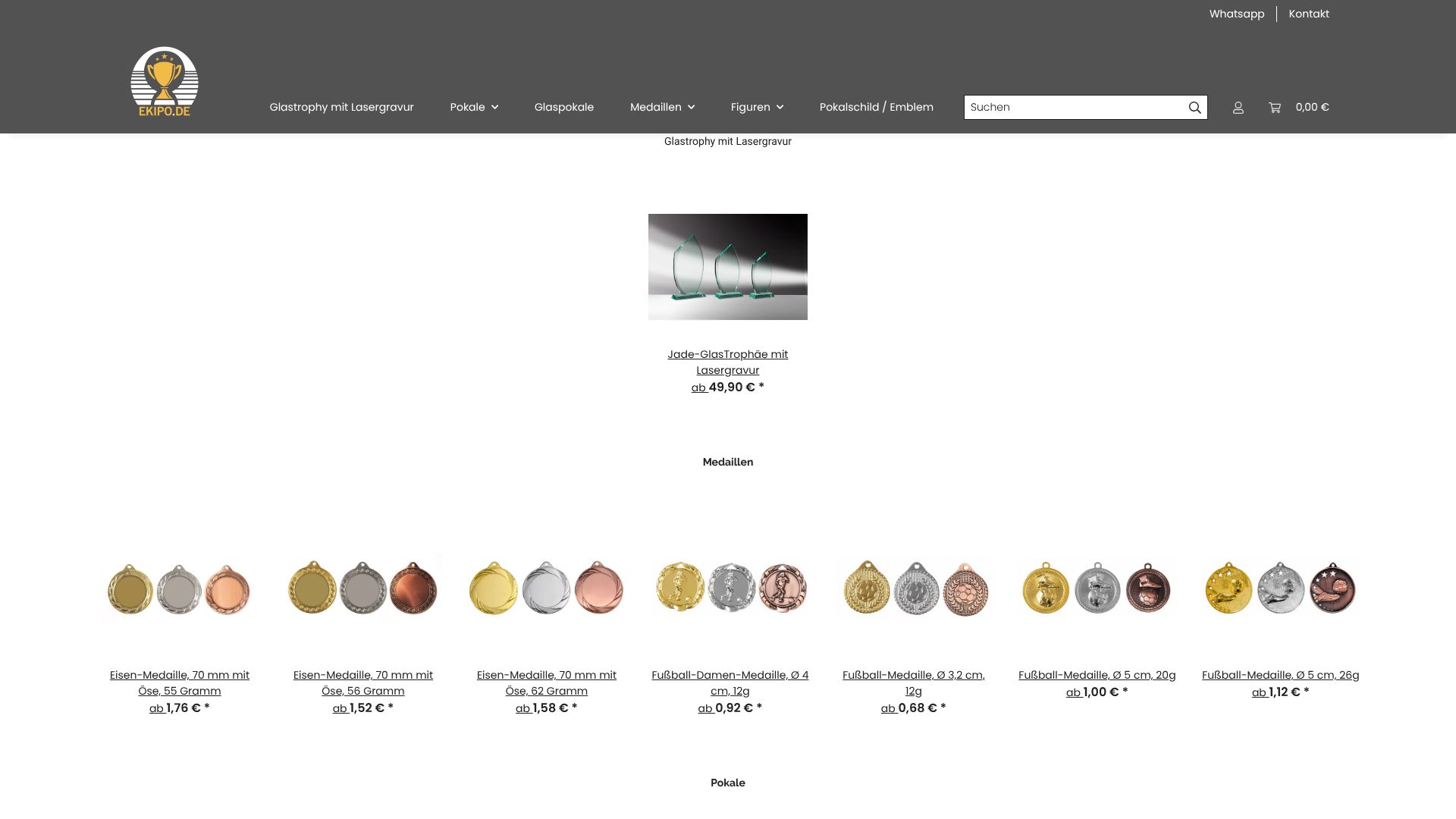 Screenshot von ekipo.de