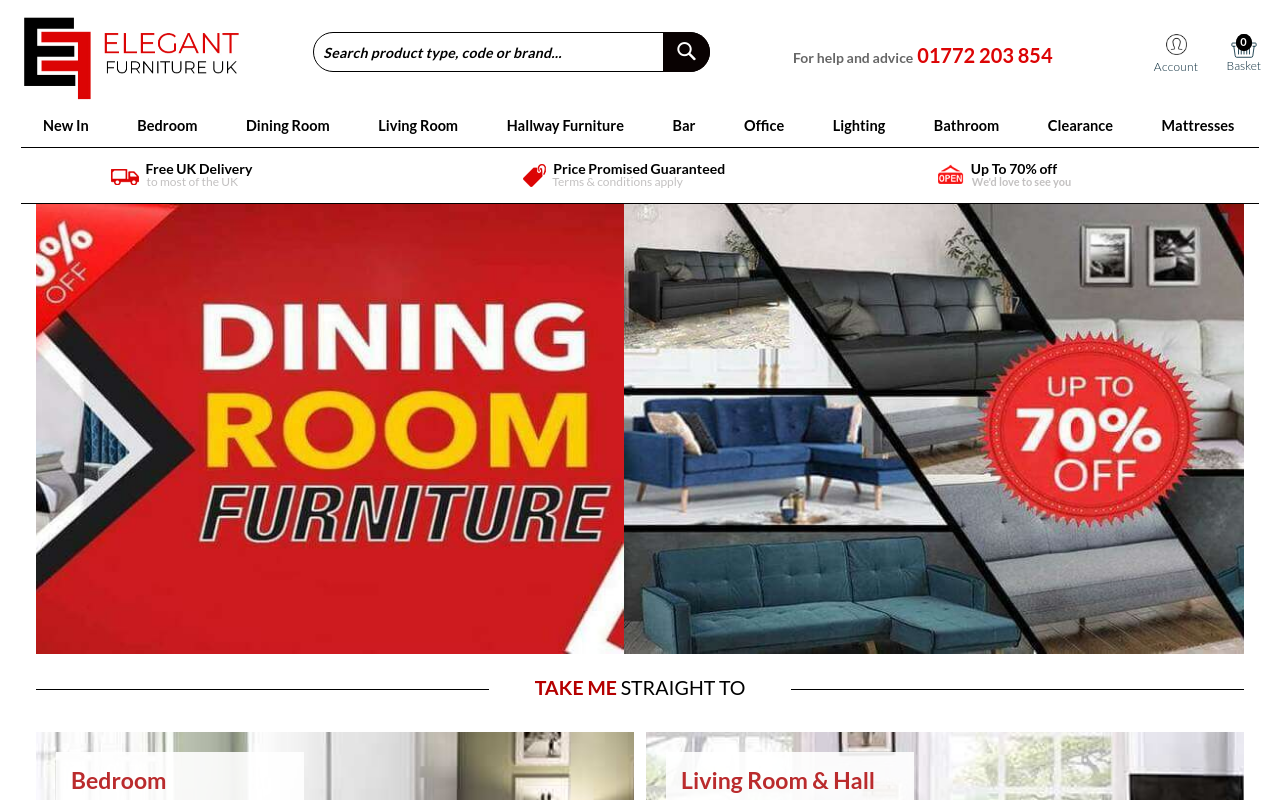 Screenshot von elegantfurnitureuk.co.uk