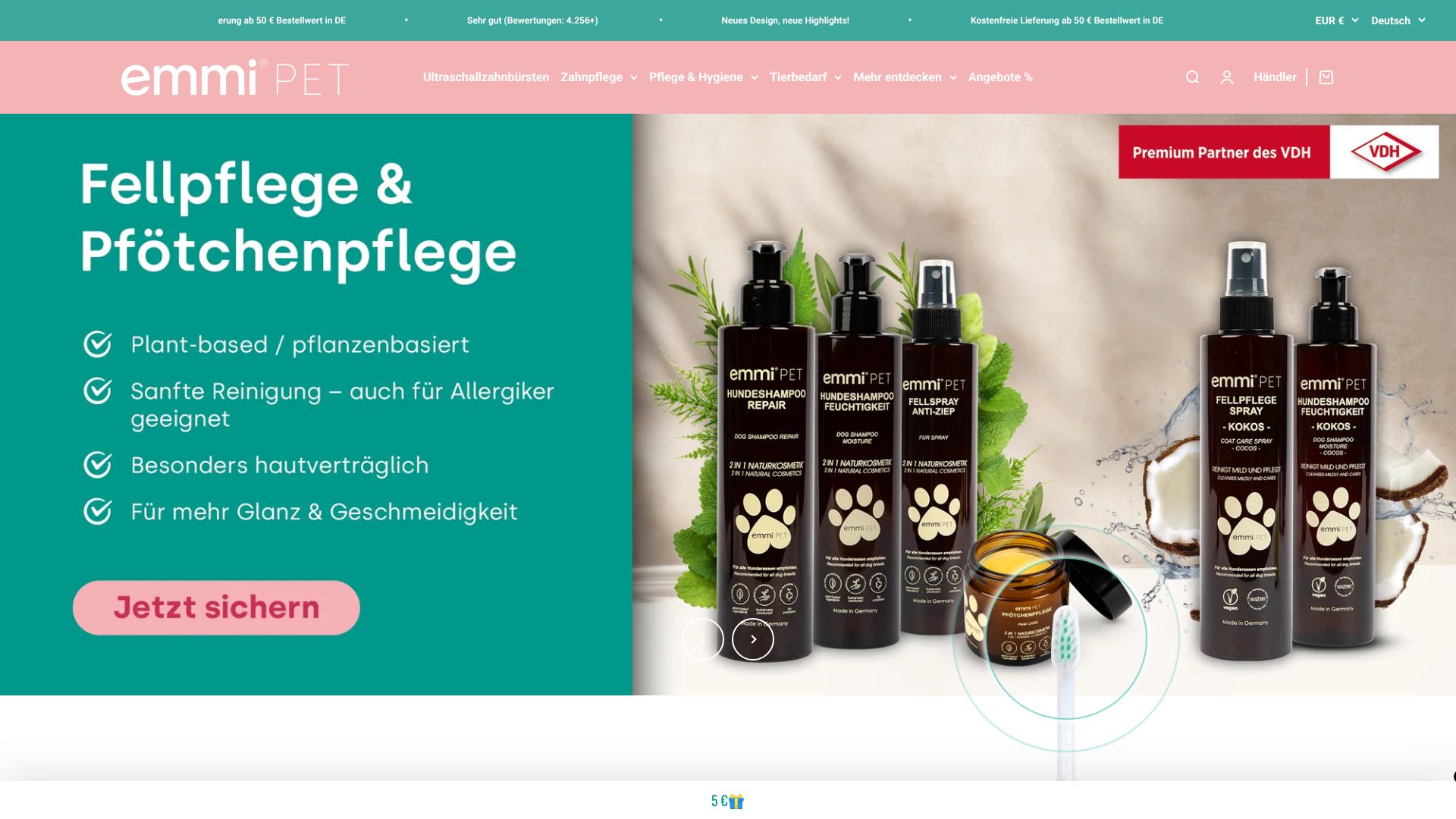 Screenshot von emmi-pet