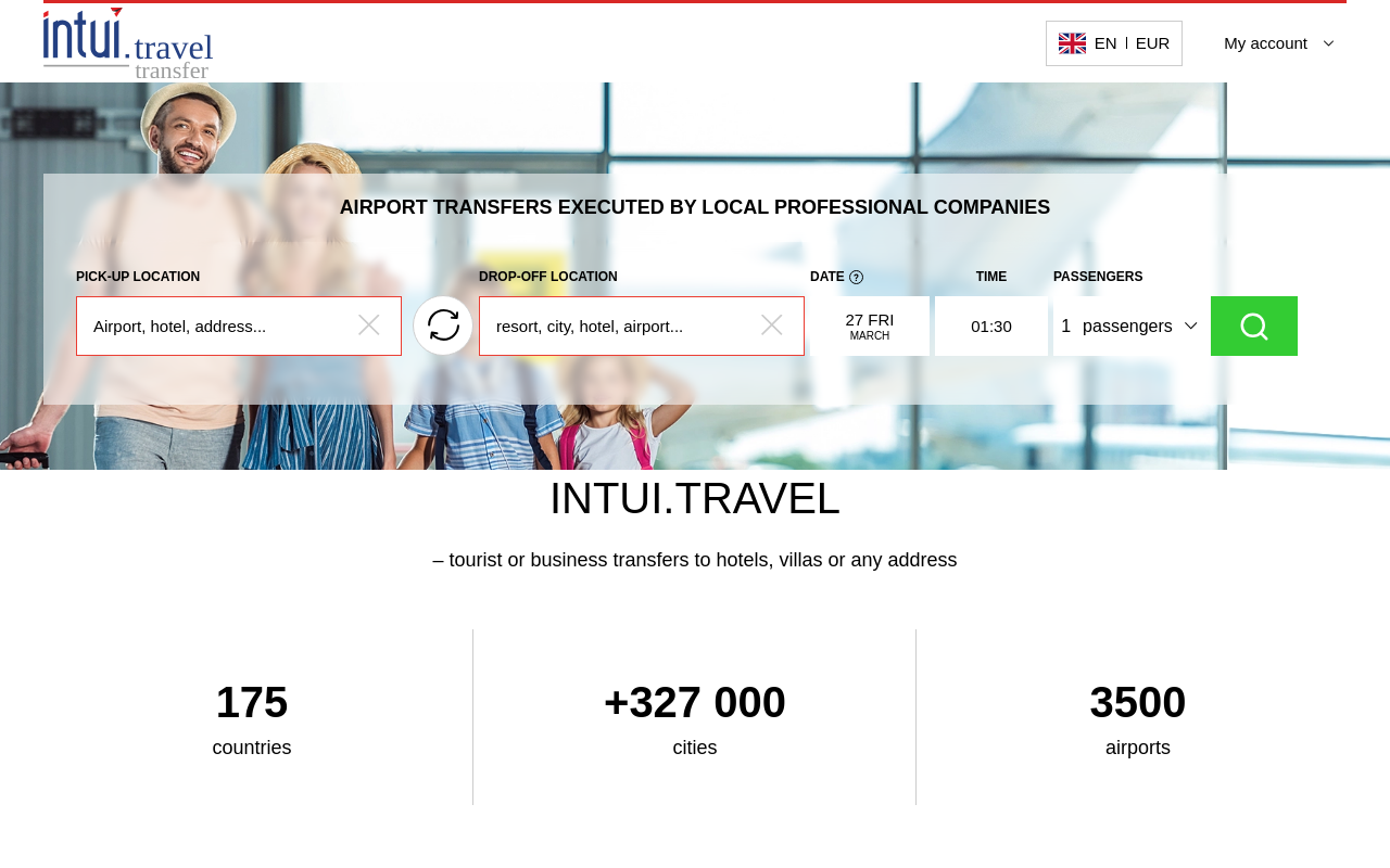 Screenshot von Intui travel transfer