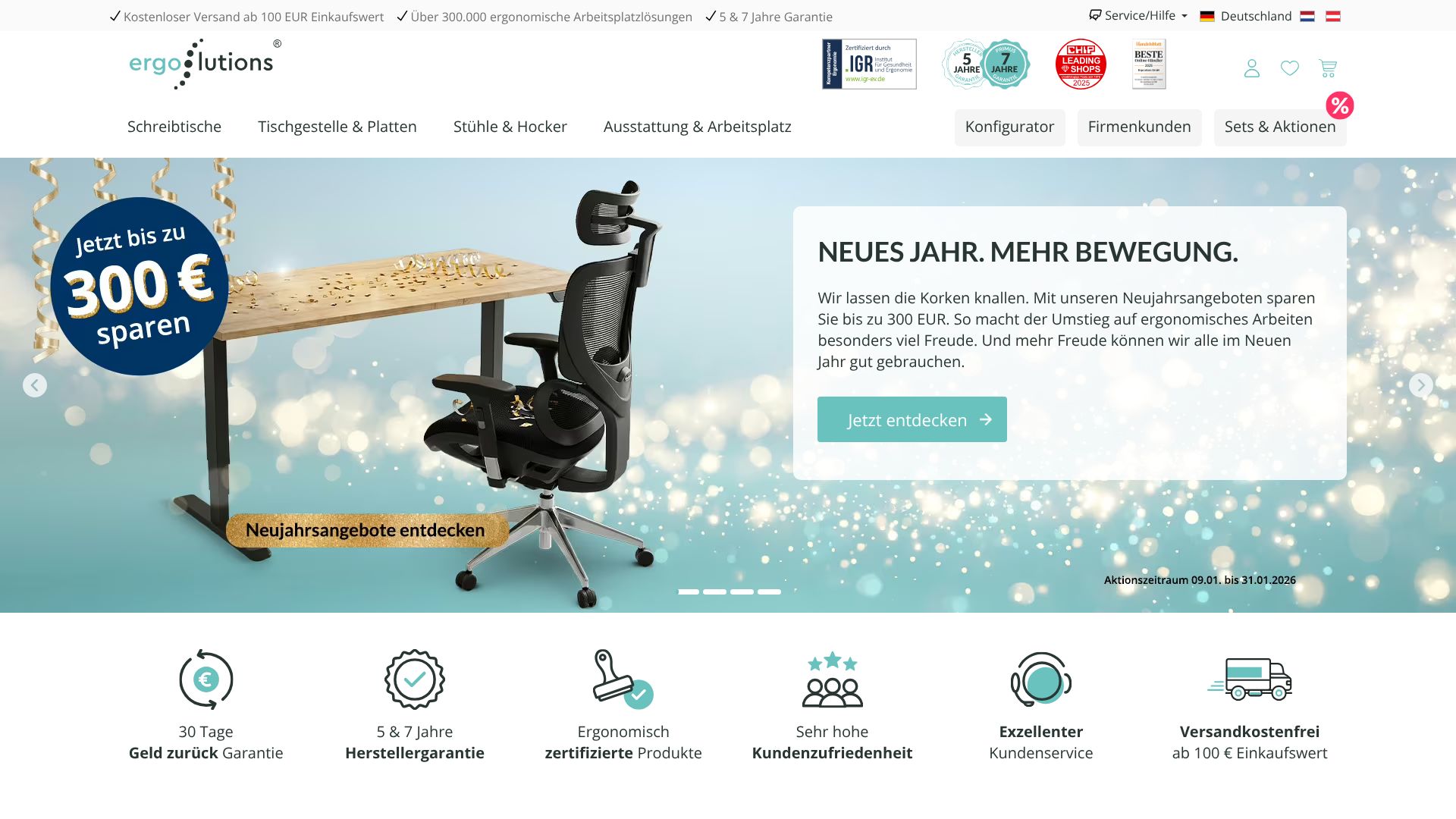 Screenshot von Ergolutions