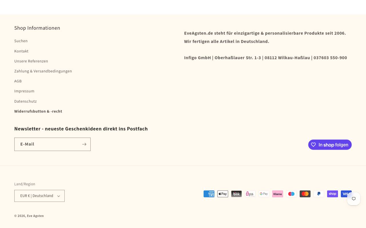 Screenshot von Eve Agsten