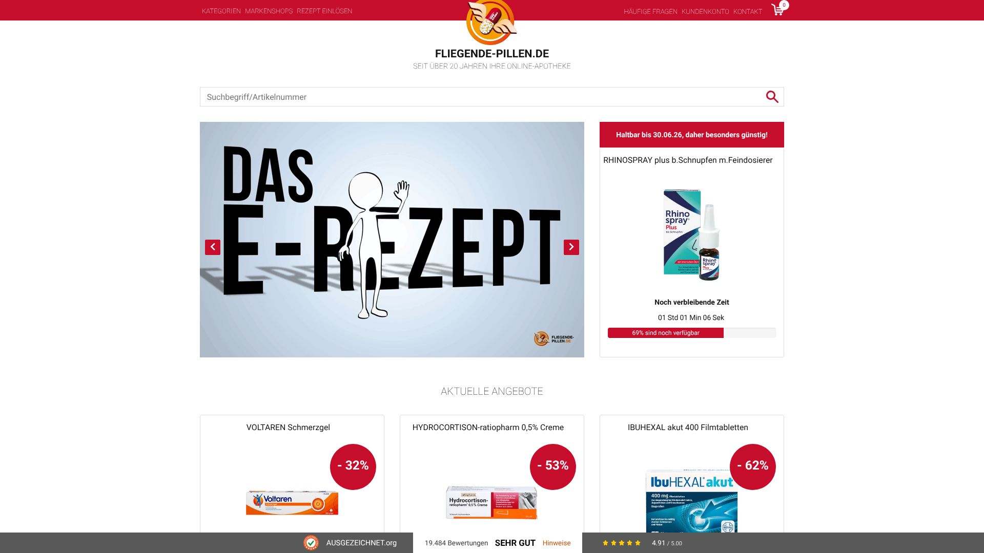 Screenshot von fliegende-pillen.de