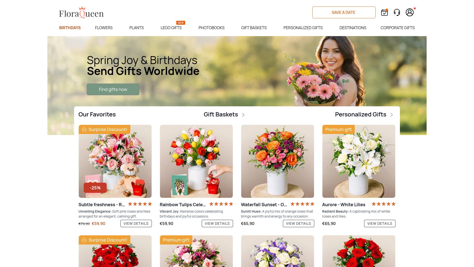 Screenshot von floraqueen.com