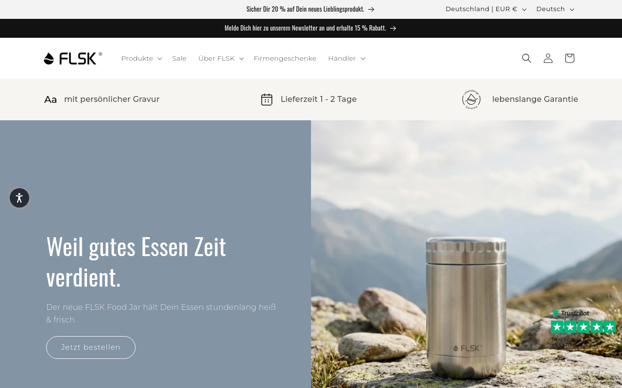 Screenshot von flsk.de