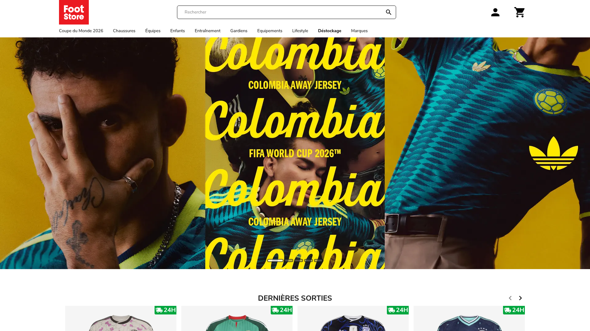 Screenshot von foot-store.fr