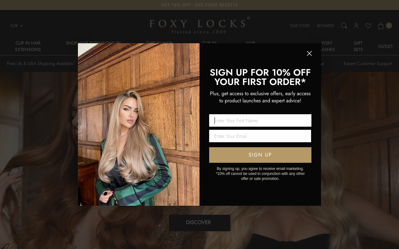 Screenshot von foxylocks.com