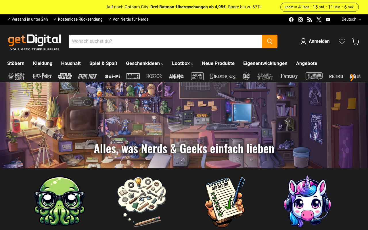 Screenshot von getdigital.de
