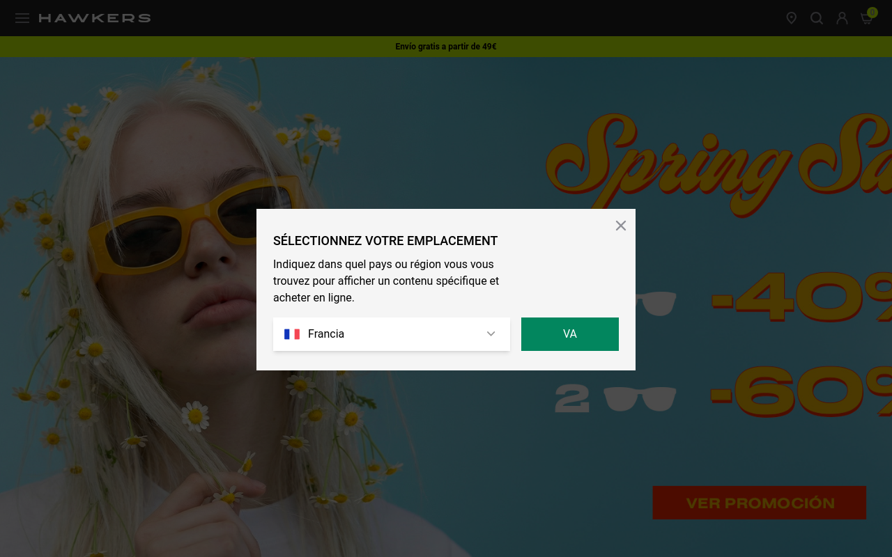 Screenshot von hawkersco.com