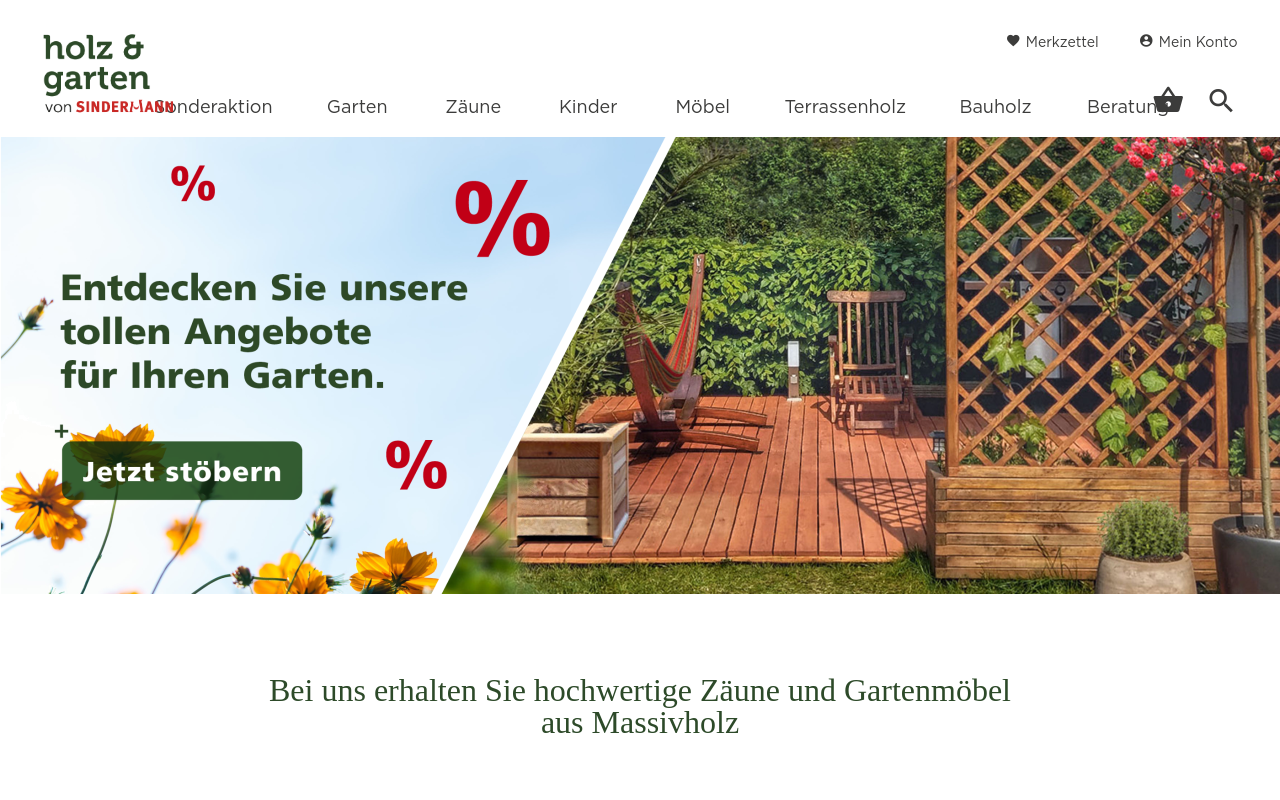 Screenshot von holzundgarten.de