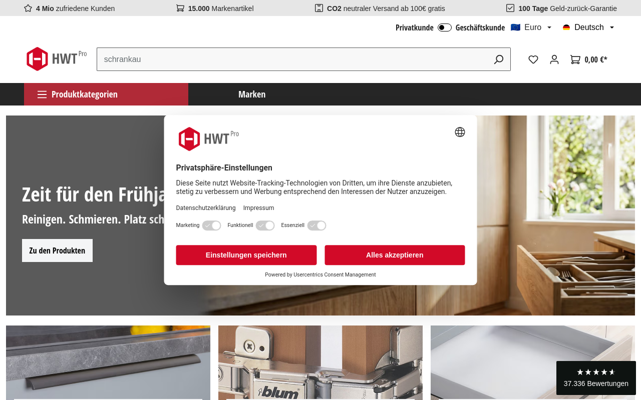 Screenshot von Heimwerkertools DE