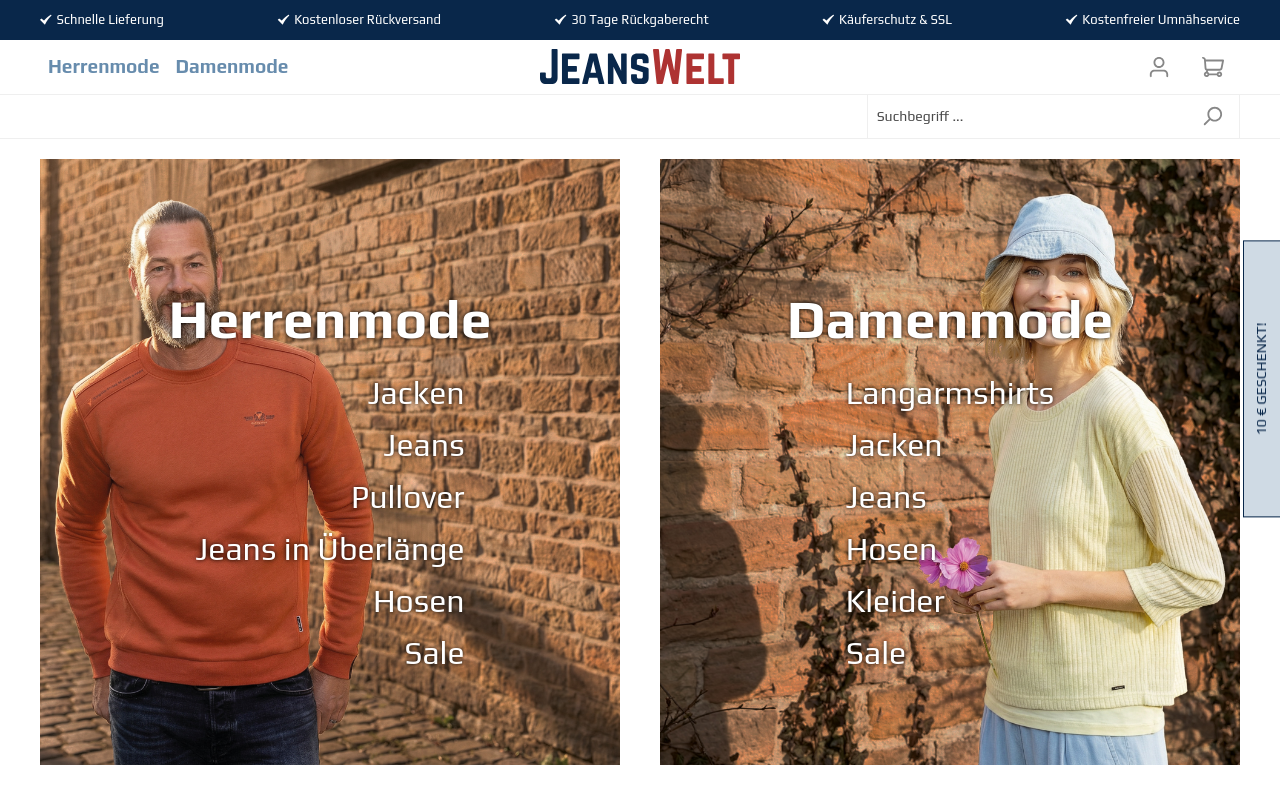 Screenshot von jeanswelt.de