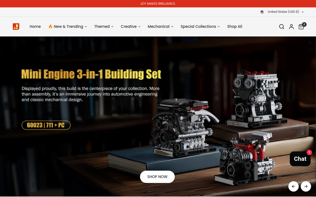 Screenshot von jmbricklayer.com