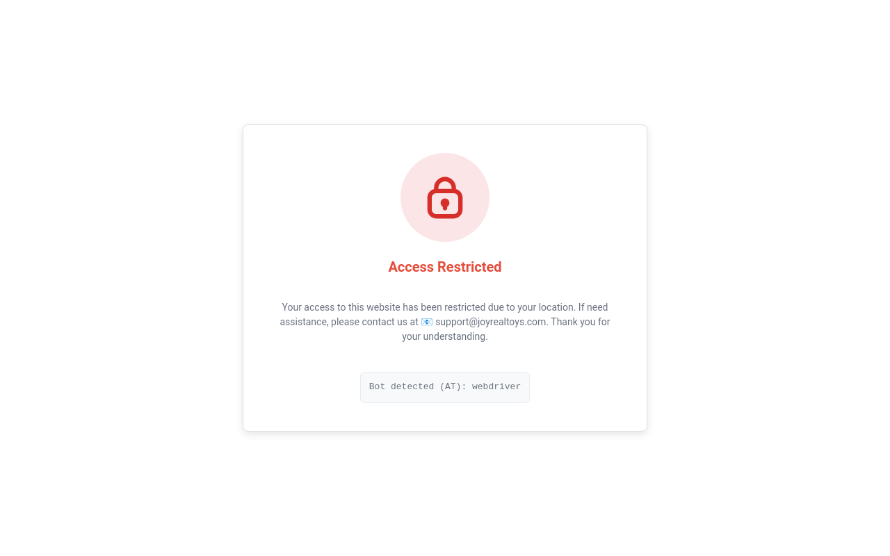 Screenshot von Joyrealtoys