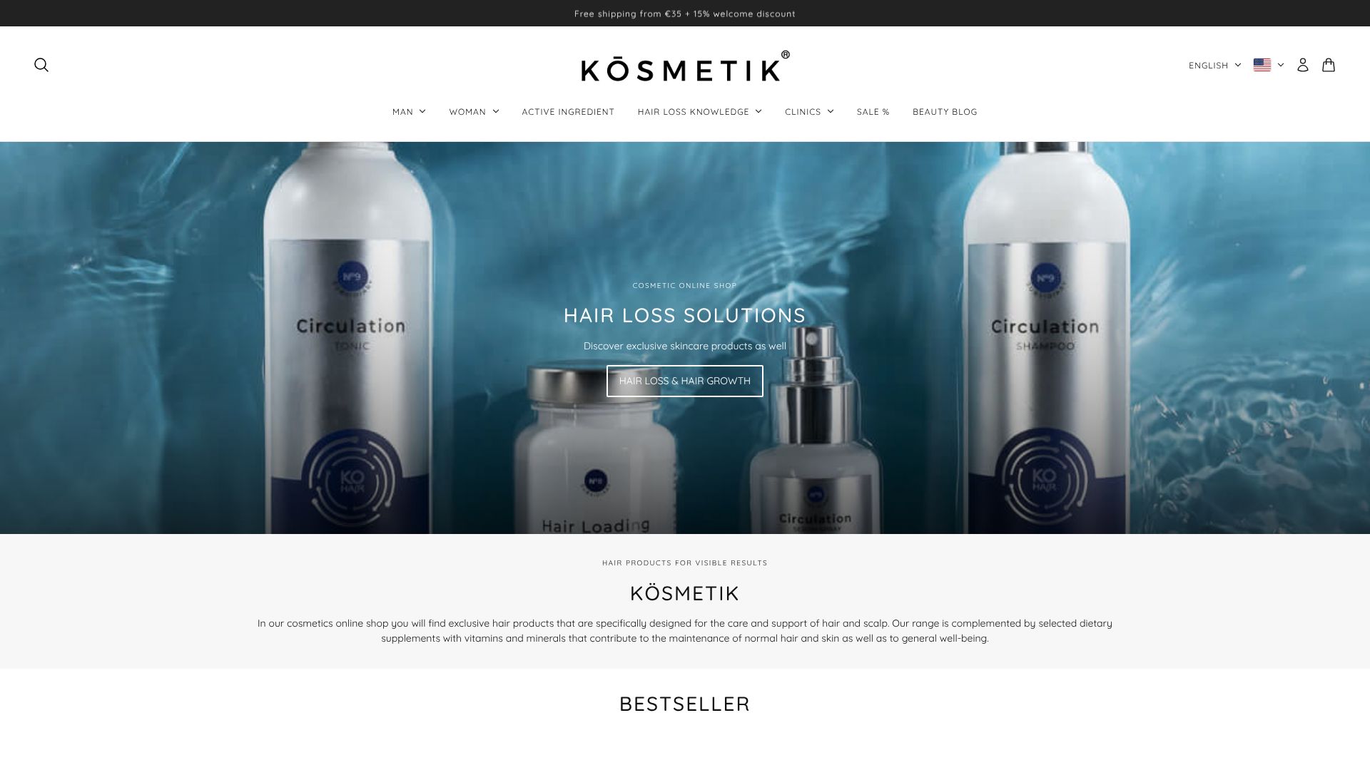 Screenshot von KÖsmetik