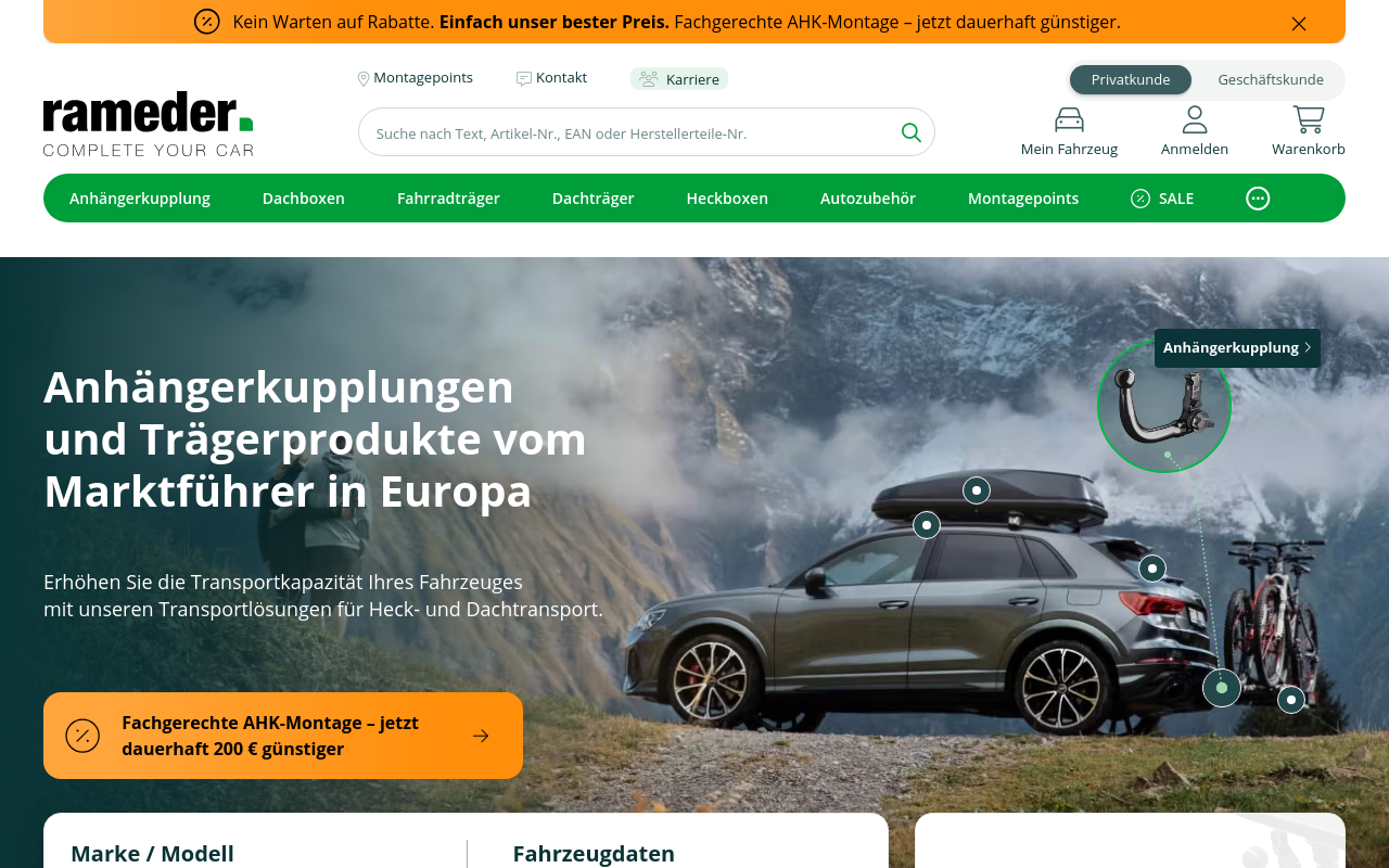 Screenshot von kupplung.de