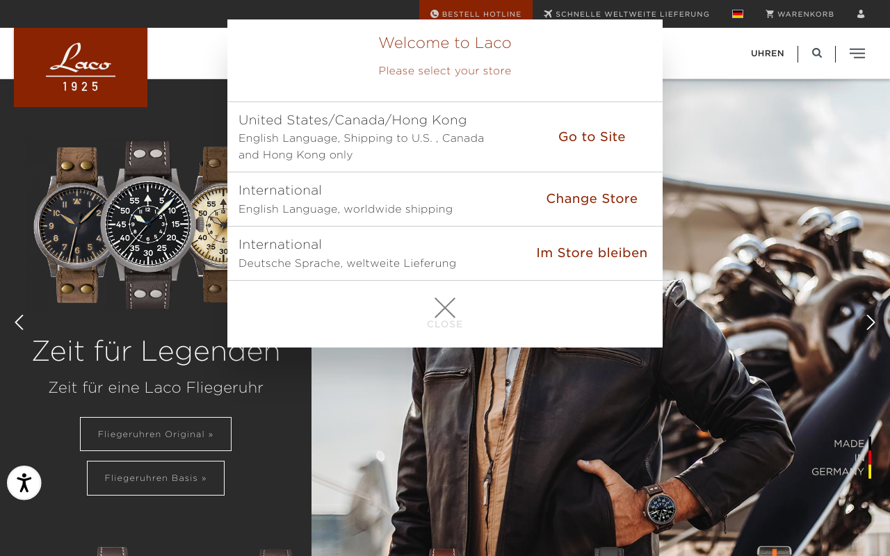 Screenshot von laco.de