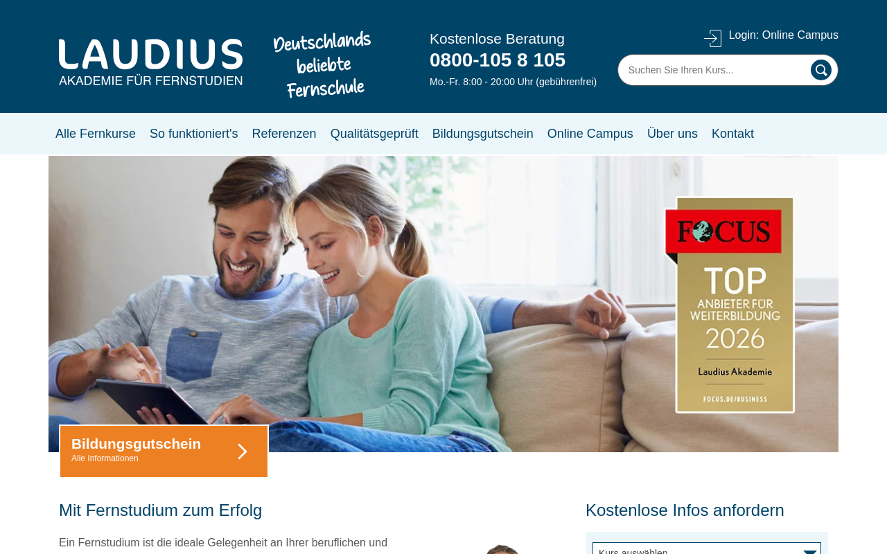 Screenshot von laudius.de