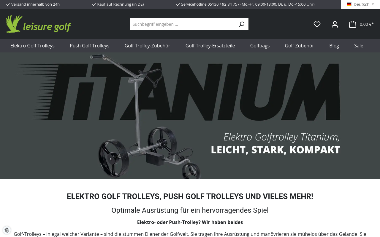 Screenshot von leisure-golf