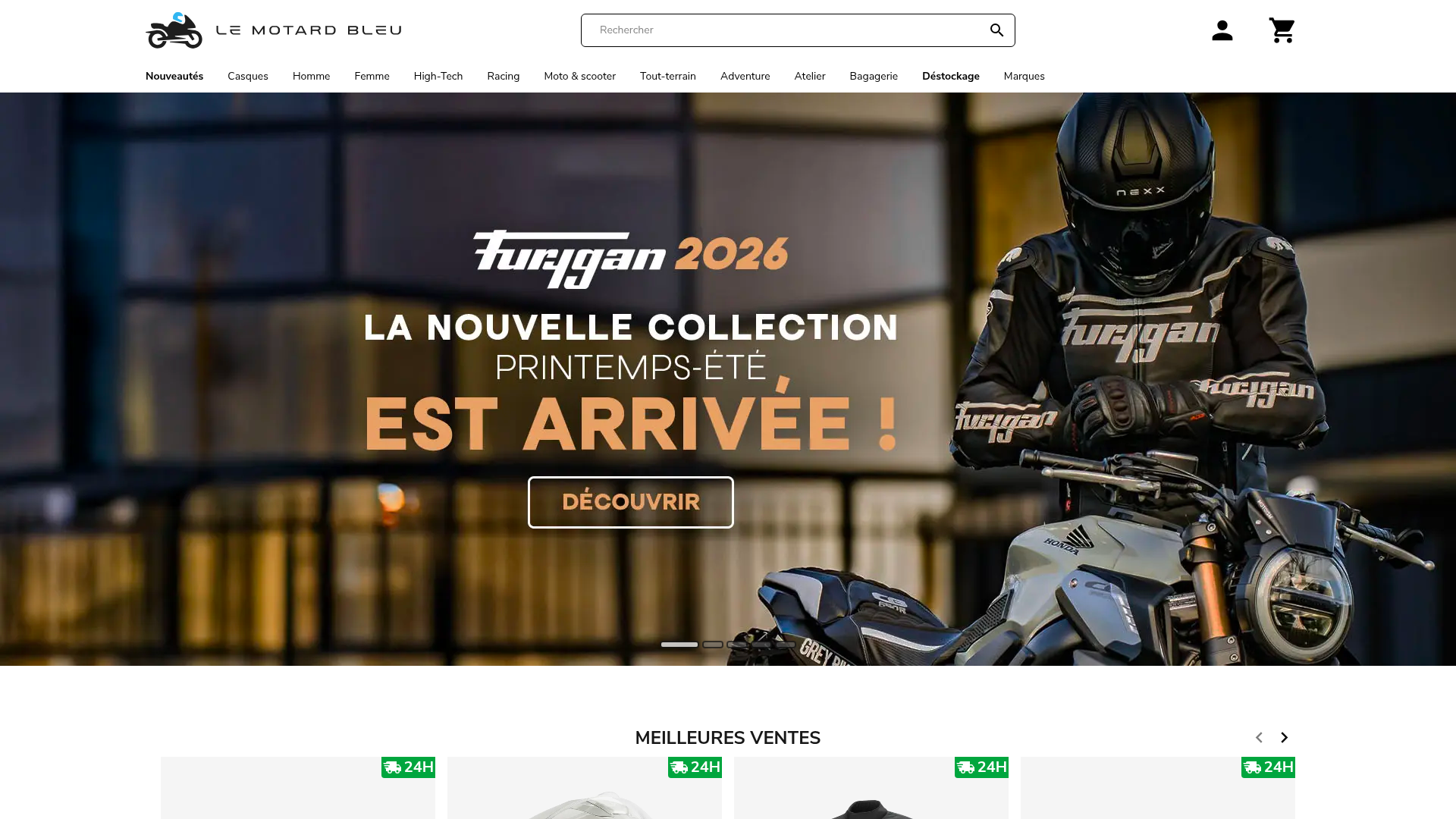 Screenshot von lemotardbleu.com