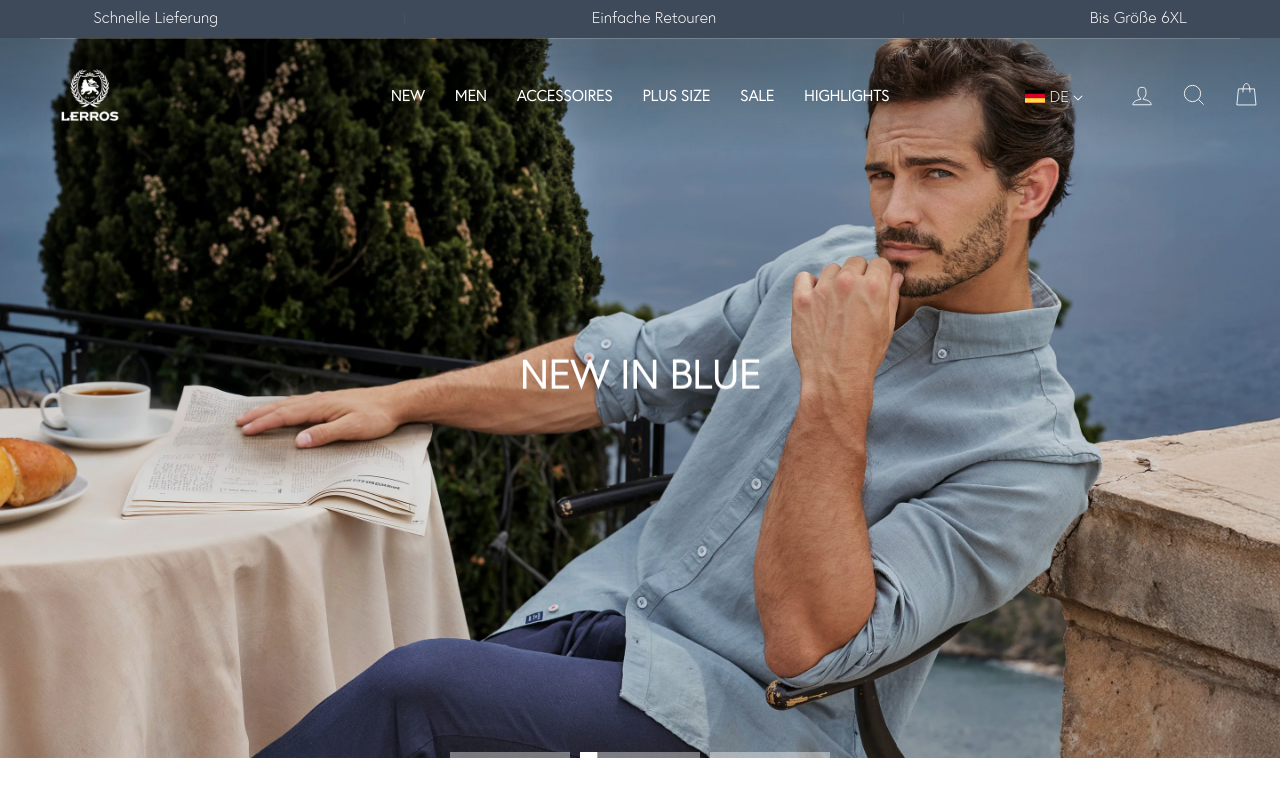 Screenshot von lerros.com