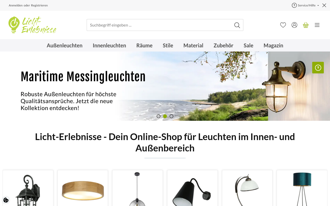 Screenshot von licht-erlebnisse.de