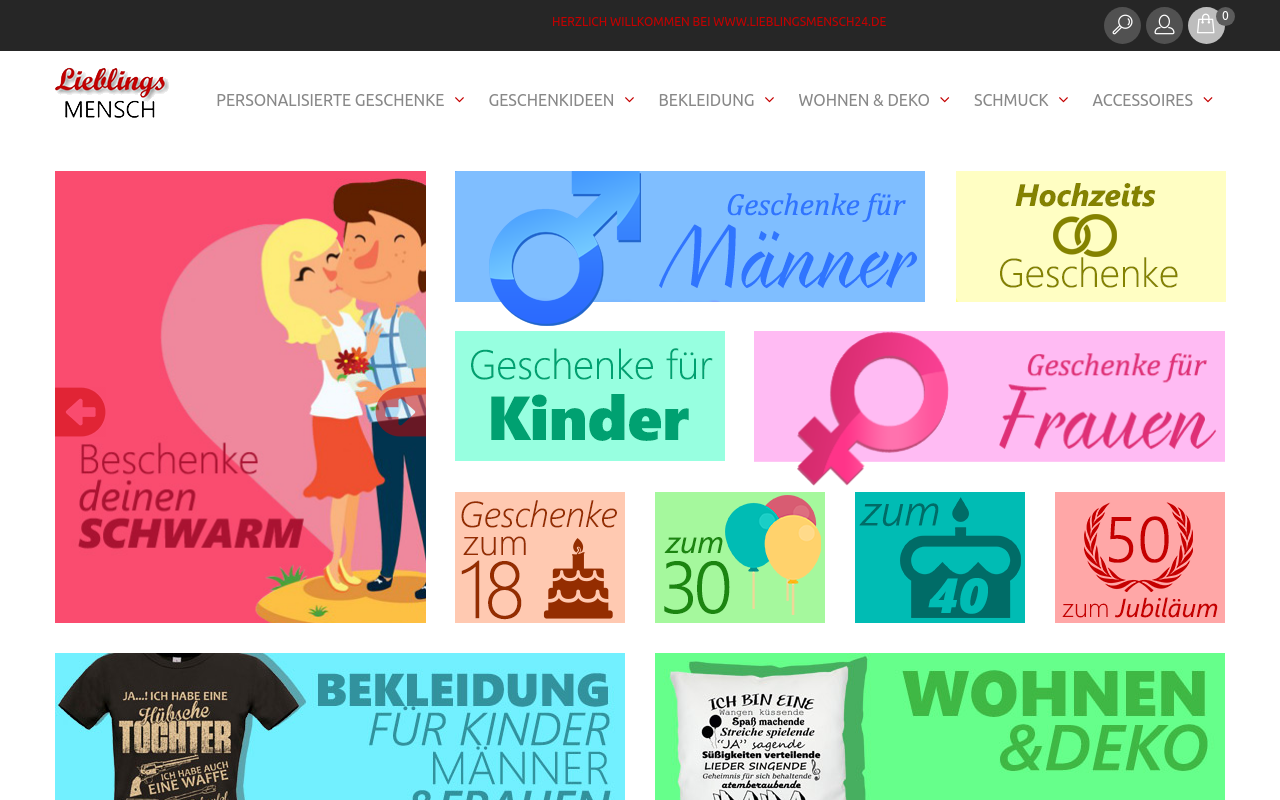 Screenshot von lieblingsmensch24.de