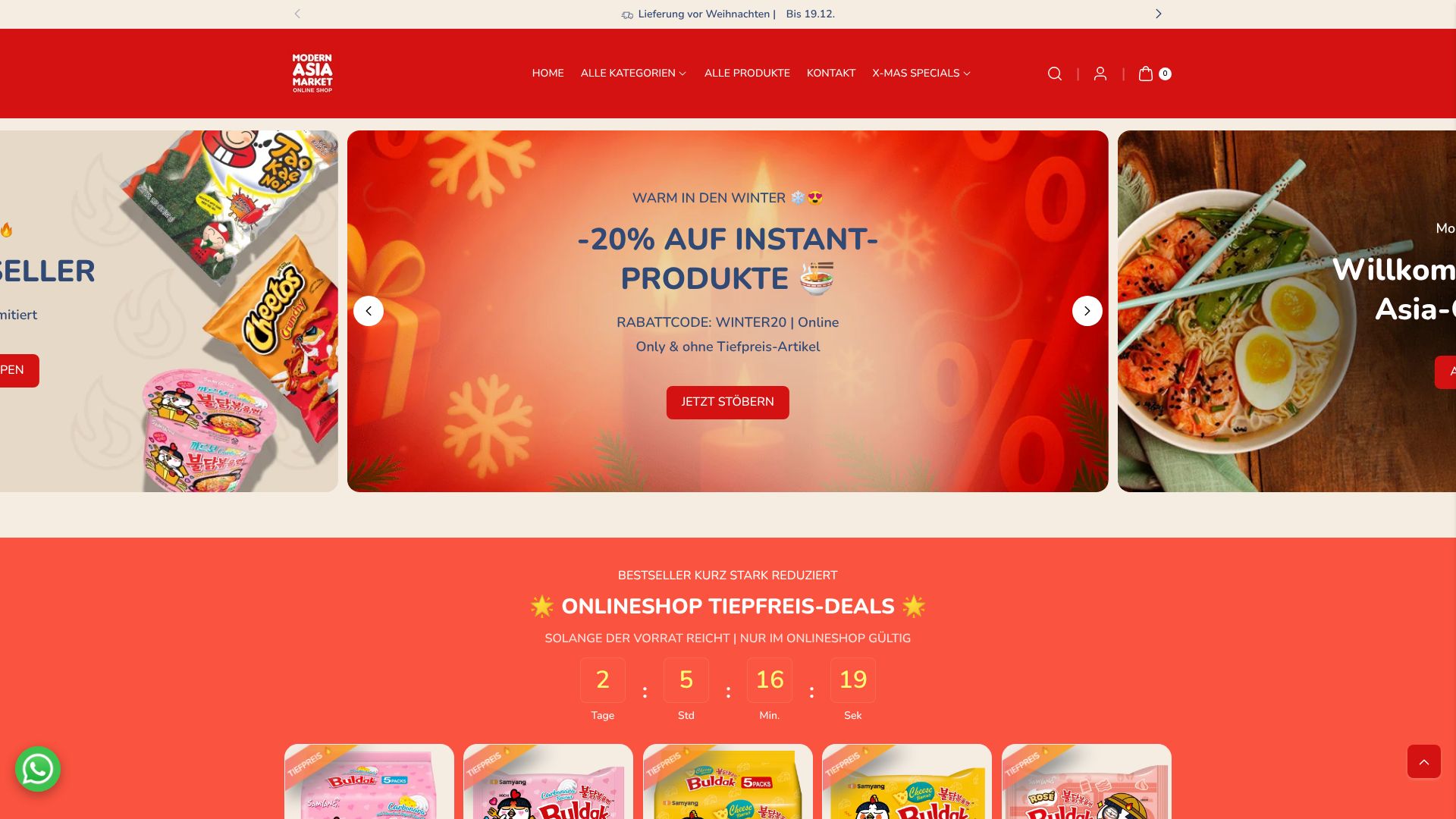 Screenshot von Modern Asia Market