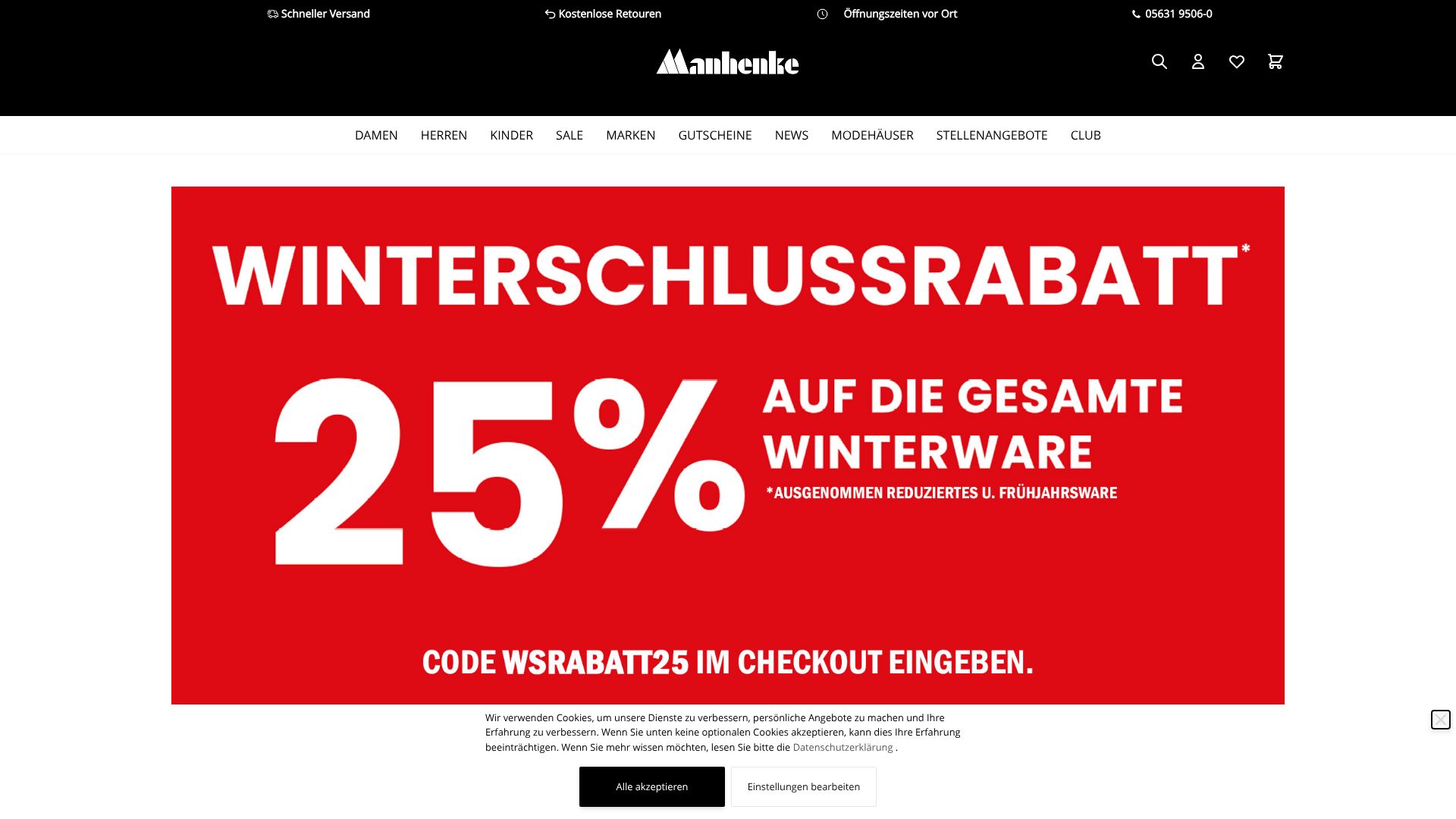 Screenshot von Manhenke