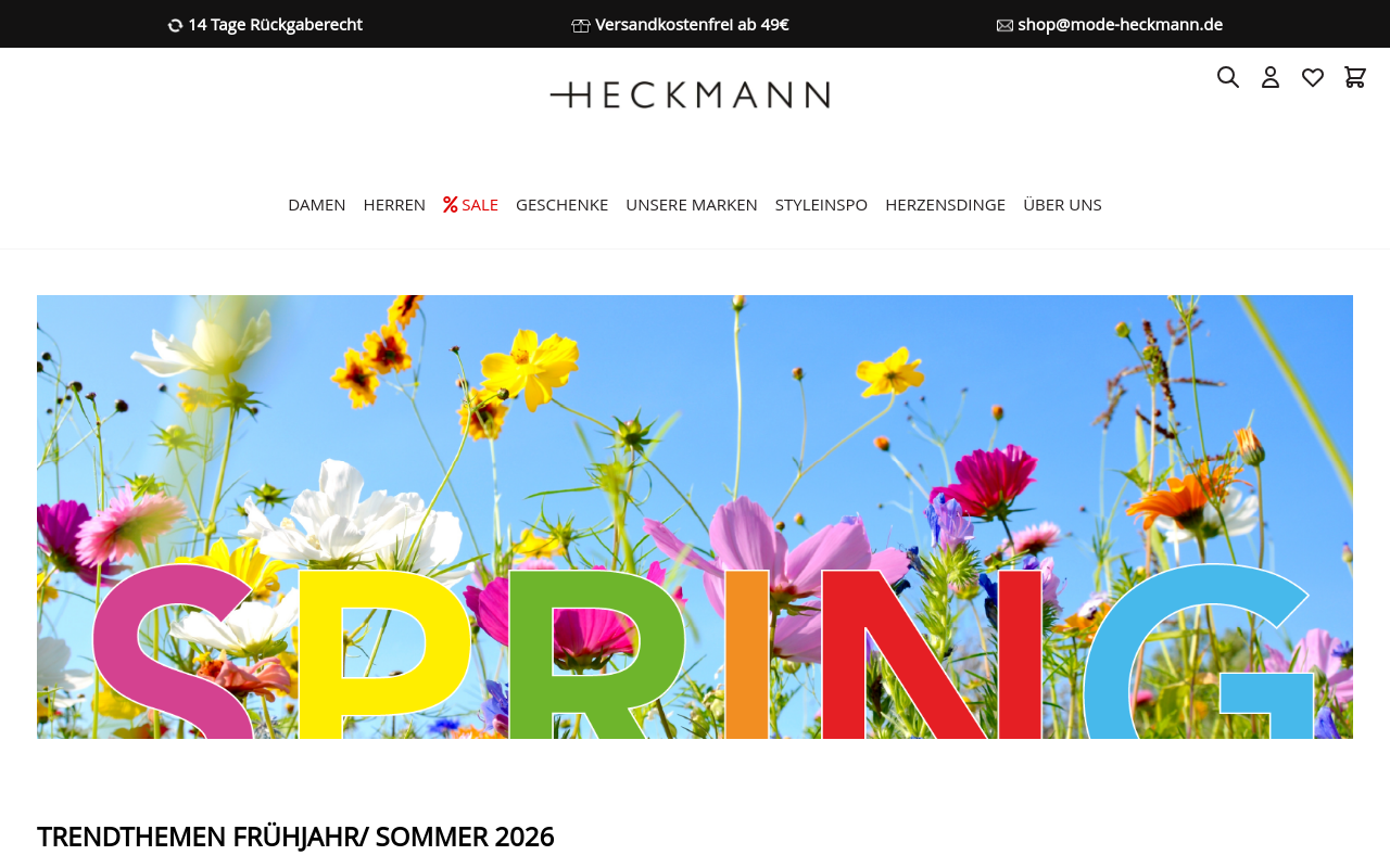 Screenshot von Mode Heckmann