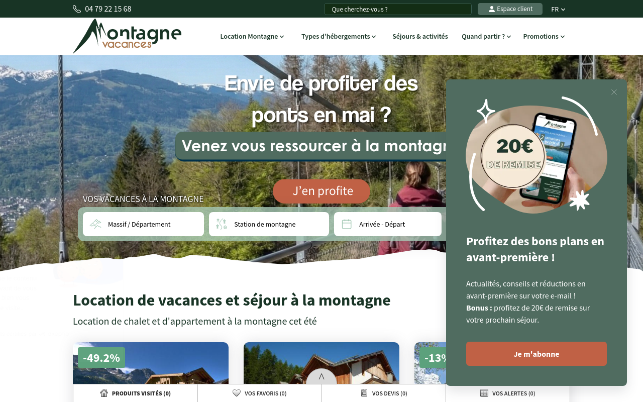 Screenshot von montagne-vacances.com