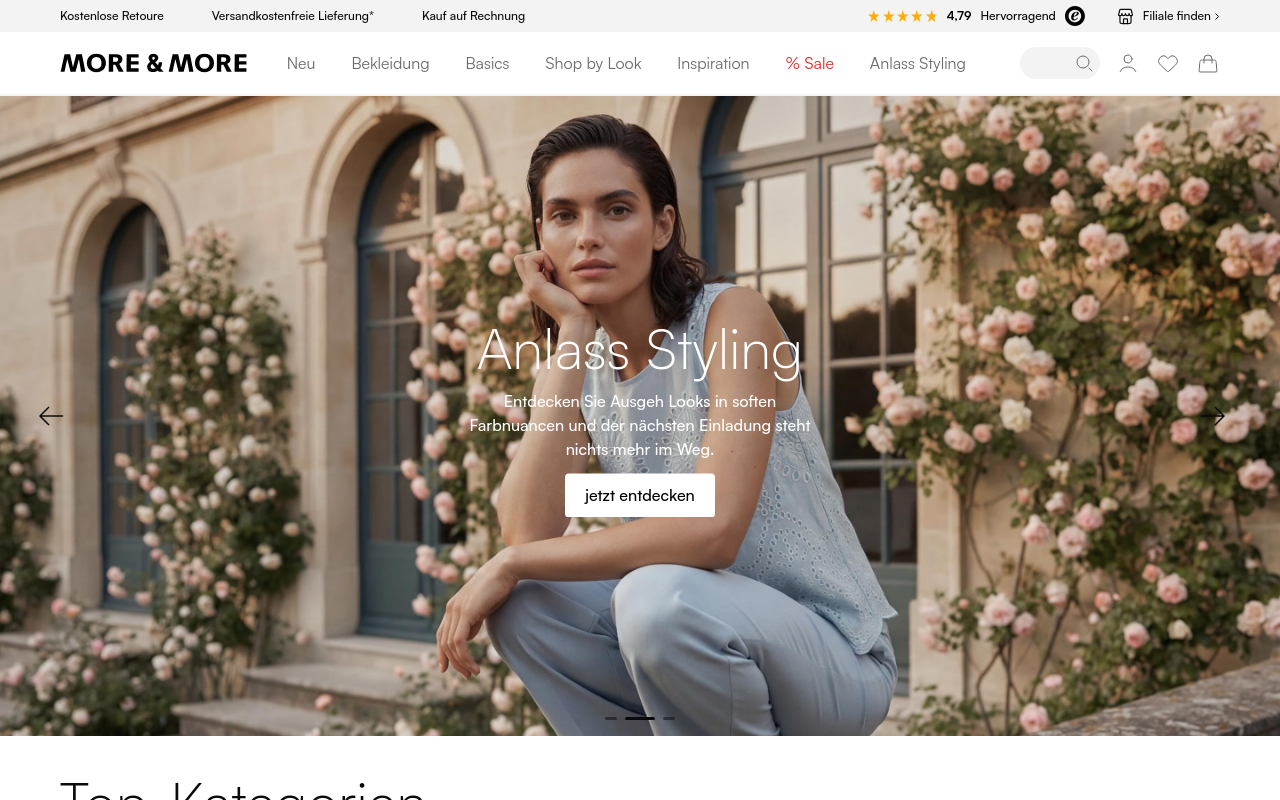 Screenshot von more-and-more.de