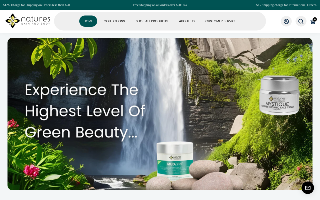 Screenshot von naturesskinandbody.com