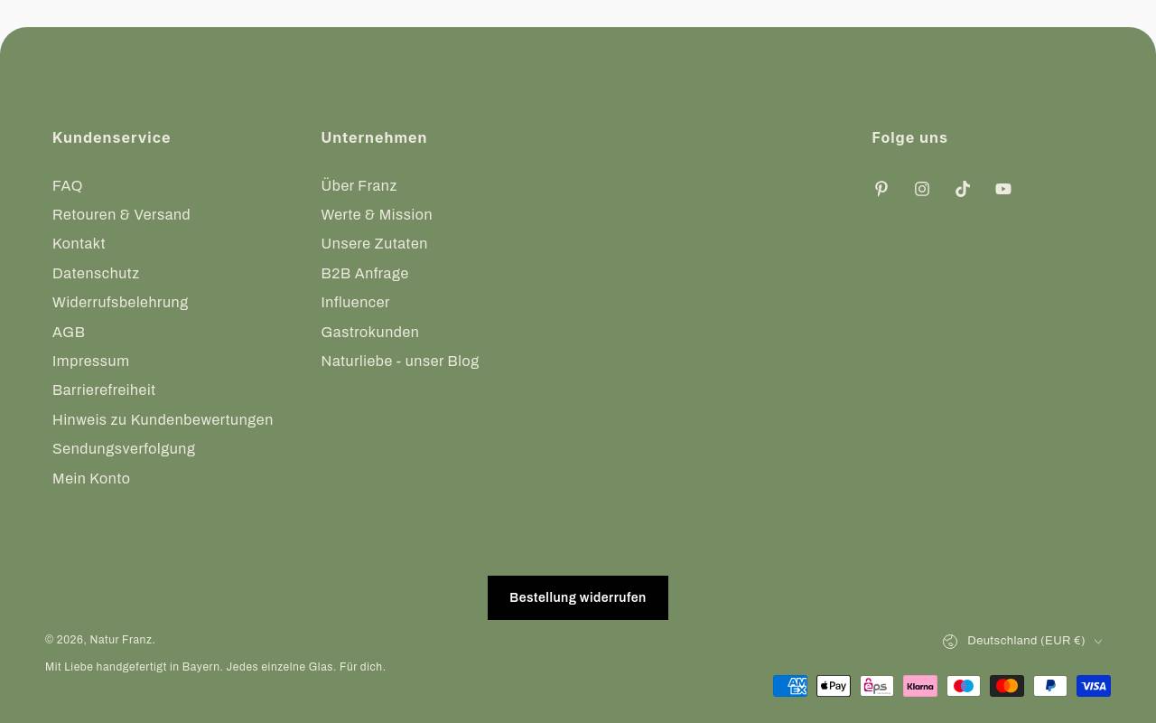 Screenshot von naturfranz