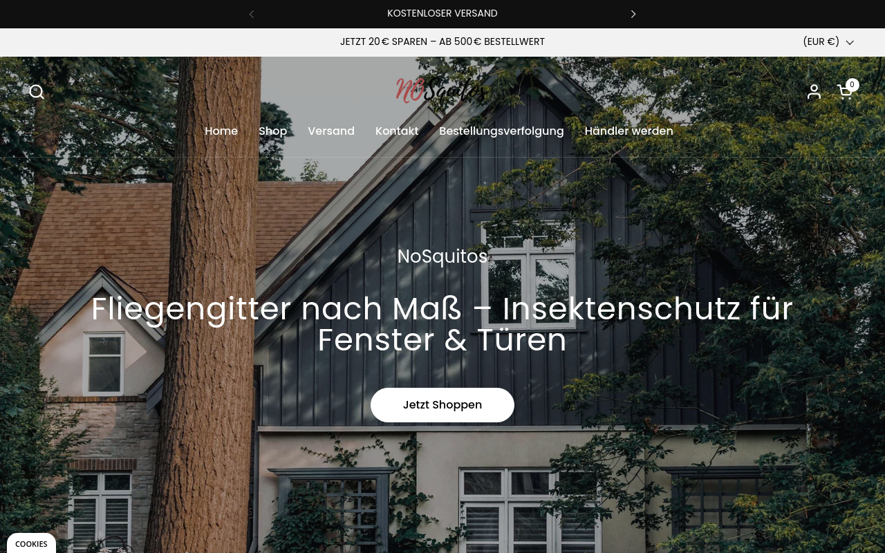 Screenshot von no-squitos.de