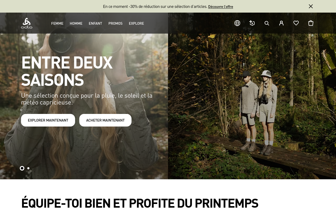 Screenshot von odlo.com