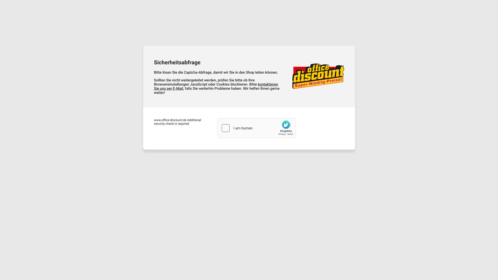 Screenshot von office-discount.de