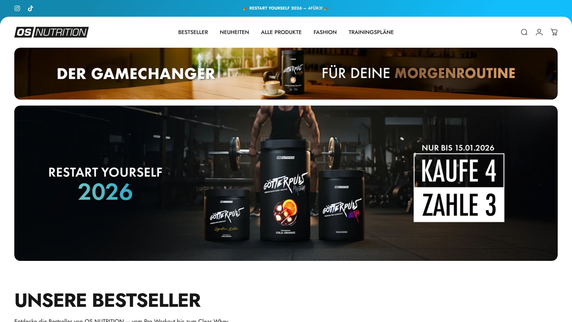 Screenshot von os-nutrition.com